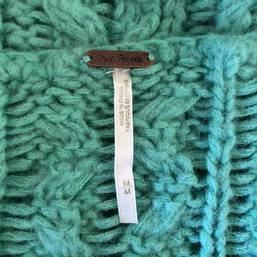 Free People Chunky Knit Sweater Free Shipping - Picture 6 of 7